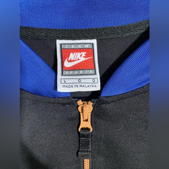 Vintage 90s Nike 1/4 zip basketball warm up shirt. Size large - Picture 2 of 4